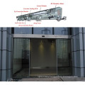Tempered Glass Stainless Cover Hotel Automatic Sliding Door